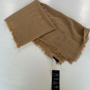 INC INTERNATIONAL CONCEPTS satin women's scarf wrap pashmina -Sand /Tan